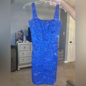 Custom blue cocktail